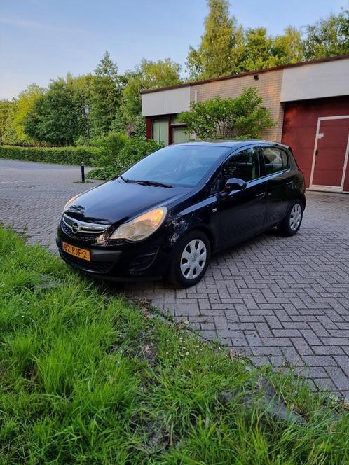 Opel Corsa Face Lift  1.2 16V 5D 2011 Zwart Airco Apk Nieuw, Auto's, Opel, Bedrijf, Corsa, ABS, Airbags, Airconditioning, Bluetooth