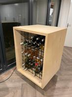 Stevig Wijnrek voor 108 Flessen – Met Zwenkwielen, Huis en Inrichting, Woonaccessoires | Wijnrekken, Ophalen, Zo goed als nieuw