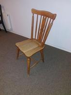 1 enkele eiken stoel met zadelzit, Huis en Inrichting, Stoelen, Ophalen, Gebruikt, Bruin, Eén
