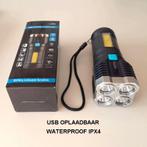 Nieuwe zeer sterke oplaadbare LED Zaklamp / Campinglamp, Caravans en Kamperen, Zaklampen, Ophalen, Nieuw, Sweelincklaan 11, Waalre