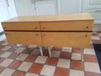 Jaren 60 70 vintage retro dressoir / nachtkasje mid century, Huis en Inrichting, Kasten | Ladekasten, 1 of 2 laden, Minder dan 100 cm