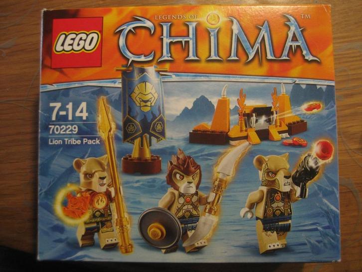 LEGO Chima Leeuwenstam Vaandel - 70229, Kinderen en Baby's, Speelgoed | Duplo en Lego, Zo goed als nieuw, Lego, Complete set, Ophalen of Verzenden