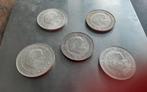 5x Zilveren 10 Gulden 'Nederland Herrijst' 1945/1970, Postzegels en Munten, Munten | Nederland, Ophalen of Verzenden