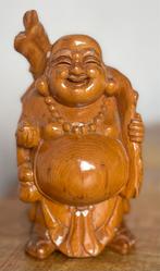 Houten Boeddhabeeld, Antiek en Kunst, Kunst | Beelden en Houtsnijwerken, Ophalen of Verzenden