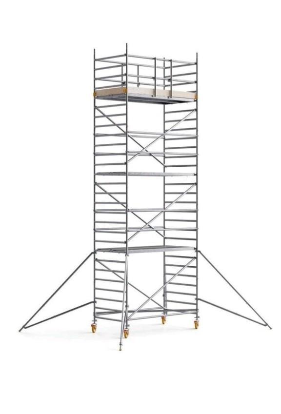 Te koop nieuwe rolsteiger Werkhoogte 8.20 mtr merk custers, Doe-het-zelf en Verbouw, Steigers, Nieuw, Rolsteiger of Kamersteiger