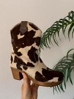 Sanita clogs 38 koeienhuid laarzen wooden clumpys, Hoge laarzen, -, Ophalen of Verzenden, Zo goed als nieuw