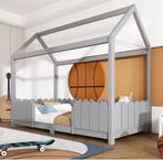 Huisbed 90x200cm met valbeveiliging en lattenbodem., Ophalen, 85 tot 100 cm, Zo goed als nieuw, Lattenbodem