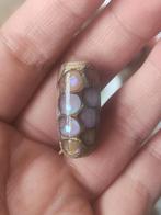 (1-2) Roze parelmoer 30 mm x 13 mm, gat 5 mm, Ophalen of Verzenden, Nieuw, Kraal