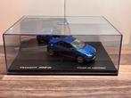 Peugeot 206 cc 2002 Blauw Metallic Norev 1:43, Ophalen of Verzenden, Zo goed als nieuw, Auto, Norev
