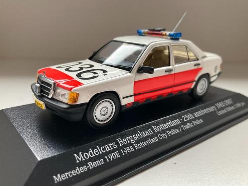 Mercedes 190E Politie Rotterdam  1/43 Minichamps, Hobby en Vrije tijd, Modelauto's | 1:43, Nieuw, Auto, MiniChamps, Ophalen