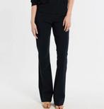 Studio Anneloes flair bonded broek LONG travelstof mt S, Kleding | Dames, Broeken en Pantalons, Zwart, Ophalen of Verzenden, Zo goed als nieuw