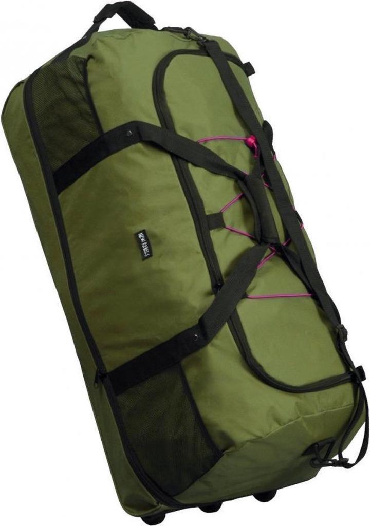 New Rebels Roll-able Trolley-Reistas Weekendtas in 2 kleuren, Sieraden, Tassen en Uiterlijk, Tassen | Reistassen en Weekendtassen