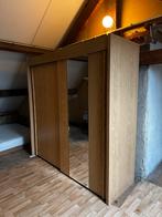 Kledingkast met spiegeldeur, Ophalen, 100 tot 150 cm, Zo goed als nieuw, Met lade(s)