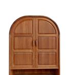 Vintage Dyrlund boogkast, vitrinekast, Huis en Inrichting, Ophalen, 200 cm of meer, Dyrlund, Minder dan 150 cm