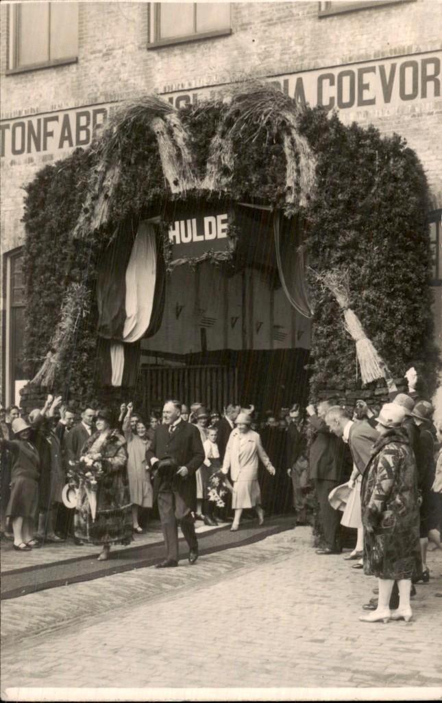 Coevorden - Cotonfabriek - Hulde, Verzamelen, Ansichtkaarten | Nederland, Gelopen, Drenthe, Voor 1920, Ophalen of Verzenden