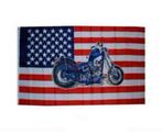 vlag usa met shopper of motor, mancave, hobby, man, vrouw, Ophalen of Verzenden, Nieuw