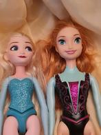 Frozen Disney Poppen: Anna & Elsa, Ophalen of Verzenden, Gebruikt, Barbie