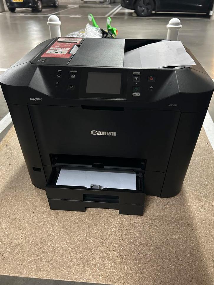 Canon MAXIFY MB5455 All-in-One Printer - Zwart, Computers en Software, Printers, Gebruikt, All-in-one, Inkjetprinter, Faxen, Draadloos