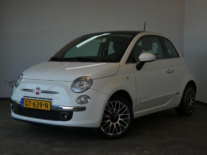 Fiat 500 1.2 Lounge, Auto's, Fiat, ABS, Airbags, Airconditioning, Bluetooth, Elektrische buitenspiegels, Elektrische ramen, Lichtmetalen velgen