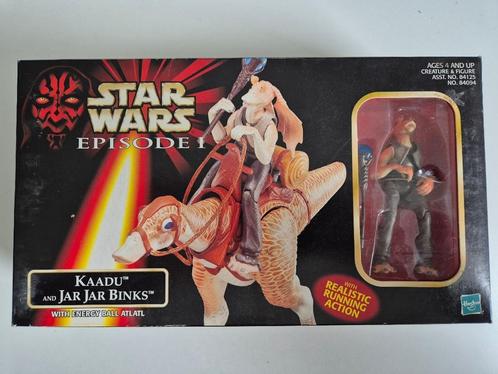Star Wars EP1 Kaduu and Jar Jar Binks, Verzamelen, Star Wars, Nieuw, Actiefiguurtje, Ophalen of Verzenden