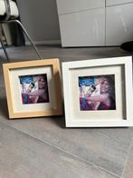 2 fotolijstjes 16x16 of 10x10 cm, Ophalen of Verzenden, Zo goed als nieuw