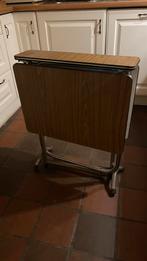 Vintage inklapbaar tafeltje, Ophalen