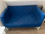 IKEA Knopparp Blauwe Bank - Tweezits, Huis en Inrichting, Banken | Sofa's en Chaises Longues, Ophalen, Gebruikt, Minder dan 75 cm