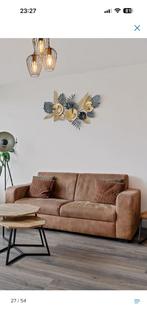 Banken, Huis en Inrichting, Banken | Sofa's en Chaises Longues, Ophalen, Gebruikt, Vierpersoons of meer, Leer