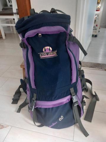 Active Leisure Condor 65 Rugzak - Paars/Blauw beschikbaar voor biedingen