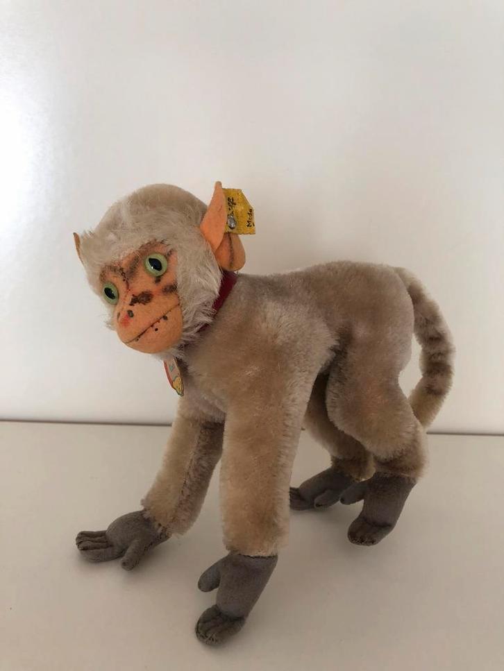 Steiff baviaan aapje Coco, Antiek en Kunst, Antiek | Speelgoed, Ophalen of Verzenden