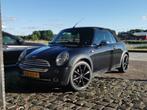 Mini 1.6 16V Cooper Cabrio 2006 Zwart, Auto's, Mini, Voorwielaandrijving, Stoelverwarming, 4 cilinders, Cabriolet