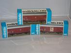 3 Marklin gesloten wagons 2x 4410 1 x 4411 met sluitver(#913, Hobby en Vrije tijd, Modeltreinen | H0, Wisselstroom, Ophalen of Verzenden