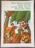 Sassmannshaus, Lesboek viool deel 2, Ophalen of Verzenden, Gebruikt