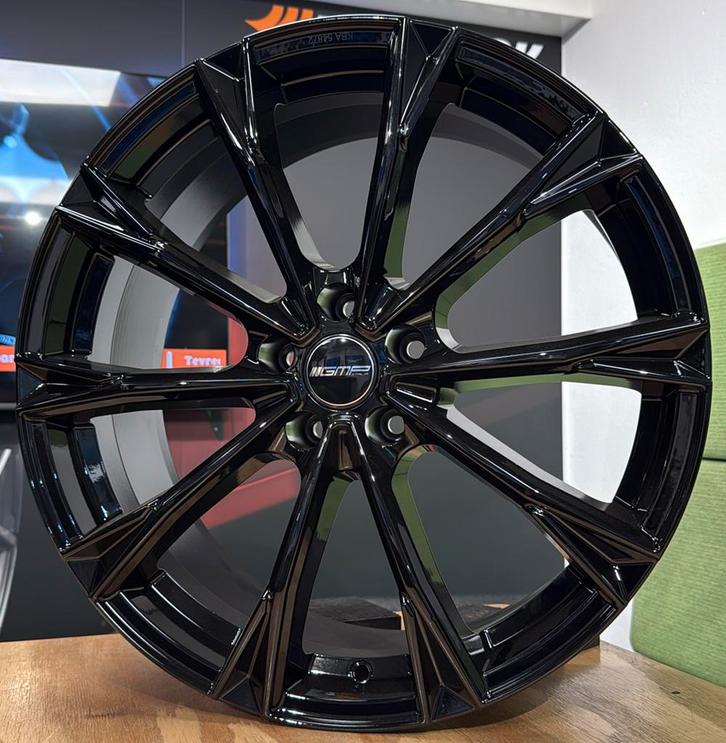 Nieuwe 20 inch zwarte velgen 5x112 20” Volkswagen Tiguan Q5, Auto-onderdelen, Banden en Velgen, Velg(en), Zomerbanden, 20 inch