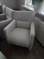 6 Beige Eetkamerstoelen met Wieltjes en Lendesteun, Minder dan 50 cm, Gebruikt, Minder dan 75 cm, Ophalen of Verzenden