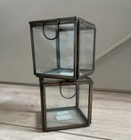 Nieuw! 2 stuks glazen boxen - sieradendoos - decoratie, Ophalen, Nieuw