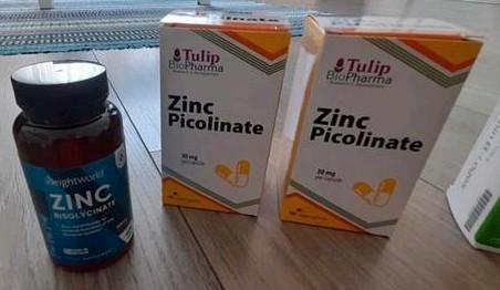Zink vitamines twee potjes, Sport en Fitness, Gezondheidsproducten en Wellness, Zo goed als nieuw, Ophalen of Verzenden