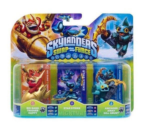 Skylanders Swap Force Triple Pack, Spelcomputers en Games, Games | Nintendo Wii, Nieuw, Avontuur en Actie, 2 spelers, Vanaf 7 jaar