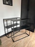 2x Sidetable, Ophalen, 50 tot 100 cm, Zo goed als nieuw, Metaal
