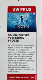 2 kaarten Disney Frozen de musical, Juli, Twee personen