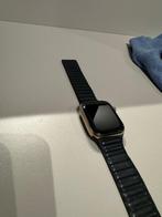 Apple Watch Series 8 (GPS + Cellular) • 45‑mm kast van goudk, Gebruikt, Apple Watch ⌚️, IOS, Ophalen of Verzenden
