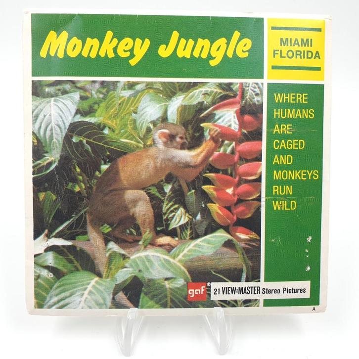 Monkey Jungle viewmaster, Verzamelen, Speelgoed, Gebruikt, Ophalen of Verzenden