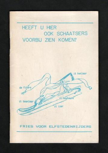 Boekwerkje Elfstedentocht Fries Voor Elfstedenrijders 1986. beschikbaar voor biedingen