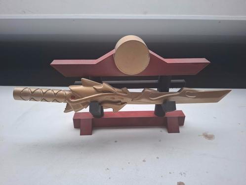 Lego Ninjago Sword of Fire custom display standaard 3d print, Hobby en Vrije tijd, Modelbouw | Figuren en Diorama's, Zo goed als nieuw