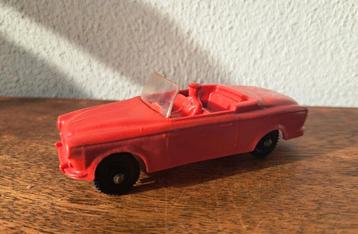 Vintage Peugeot 403 Cabrio rood Tomte Laerdal beschikbaar voor biedingen
