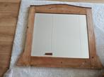 Antiek,  oud grenen spiegel., Huis en Inrichting, Ophalen, Gebruikt, Rechthoekig, Minder dan 100 cm