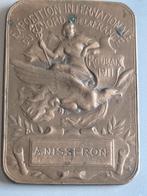 Roubais exp. Intern.1911 brons penning, Ophalen of Verzenden, Brons