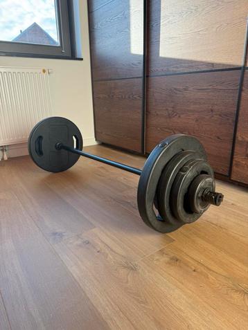 Don Oliver Body Pump stang/halter en schijven (Les Mills) beschikbaar voor biedingen