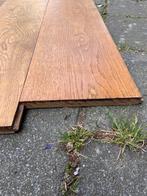 Oude eikenhout vloerdelen 47M2 (22cm breed!!), Ophalen, Gebruikt, Vloerdelen of -planken, 10 m² of meer