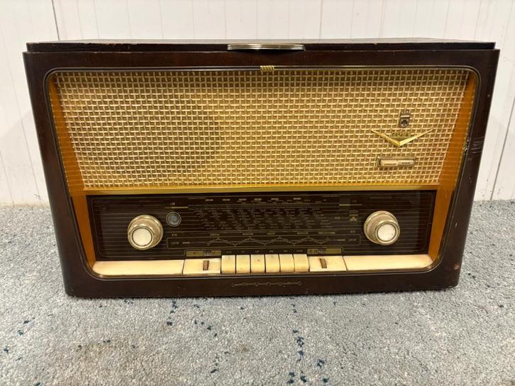 Grundig Radio - Platenspeler 1957-1958, Audio, Tv en Foto, Platenspelers, Gebruikt, Platenspeler, Overige merken, Ophalen of Verzenden